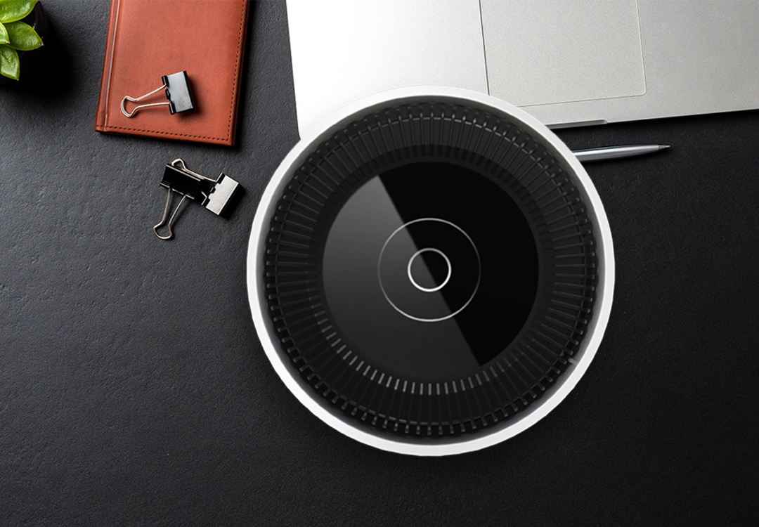 Powerful fan and efficient purification