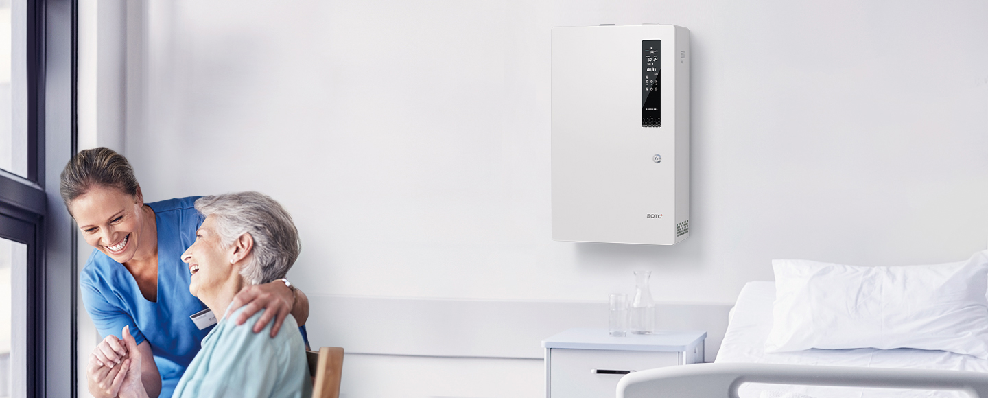 Smart control system with plasma air disinfection