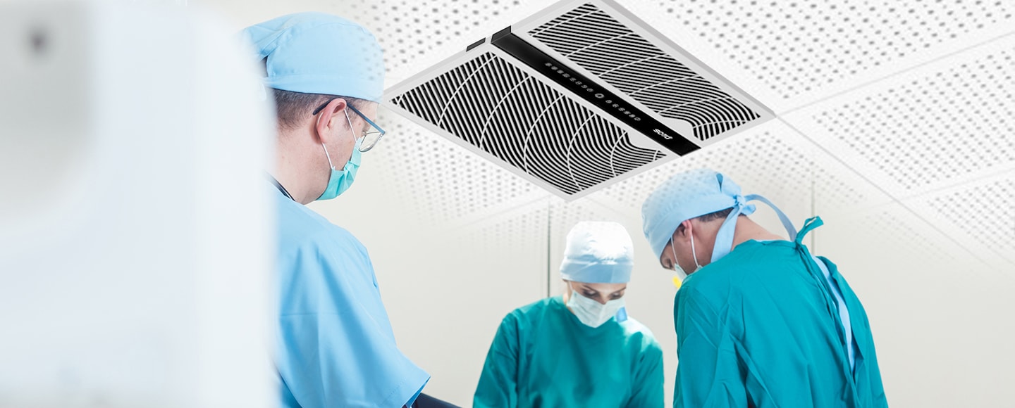 吸顶设计节省空间<br/>金属结构坚固耐用