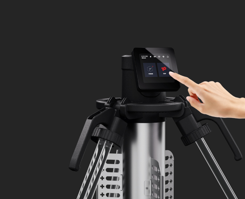 ‌Intelligent control system with disinfection record review and export