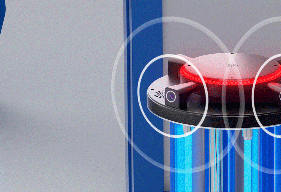 ‌High-definition cameras monitor for people in real time, ensuring safety