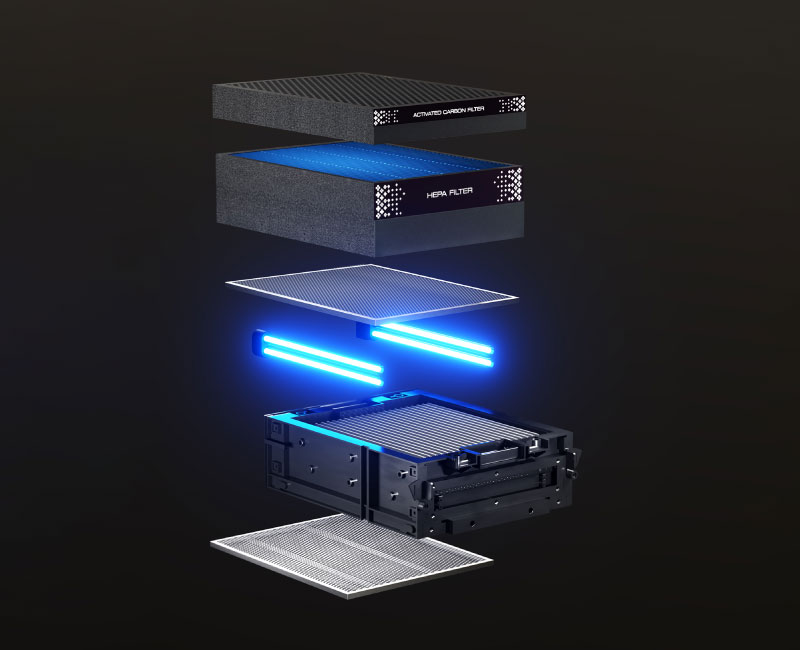 分体两段式静电吸附装置 