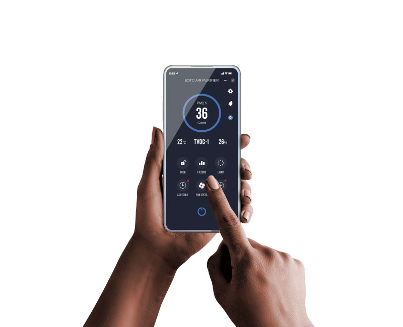 Remote control through mobile application and programmable operation scheduling