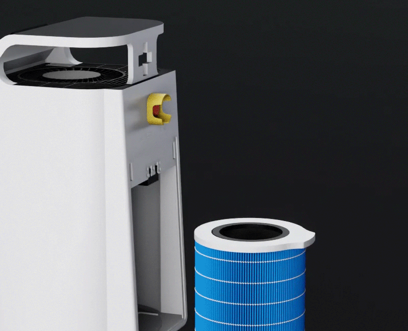 An efficient air purification and disinfection system featuring autonomous navigation