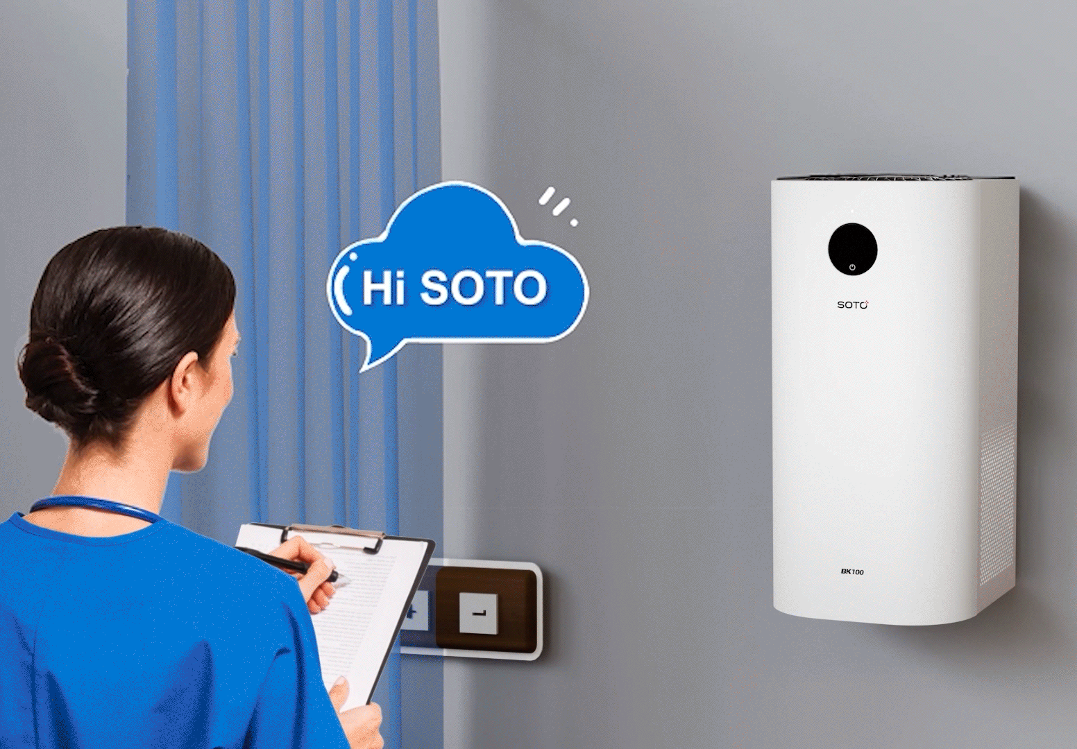 Operation through voice commands and remote control