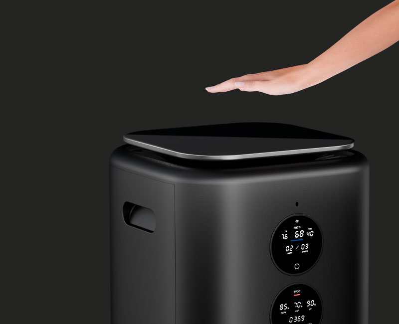 Equipped with a dustproof sensing panel