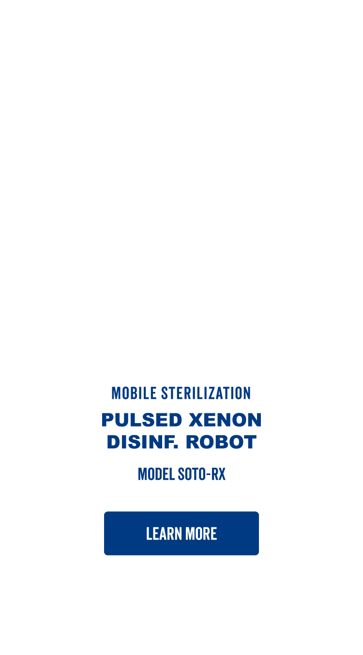 Xenon Pulsed UV Sterilizer Robot