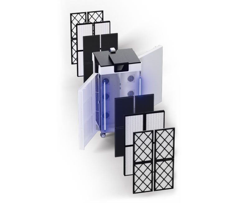 Hybrid filtration for purification & disinfection