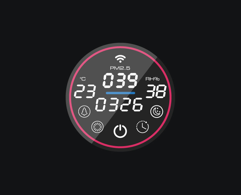 A user-friendly LED control display panel